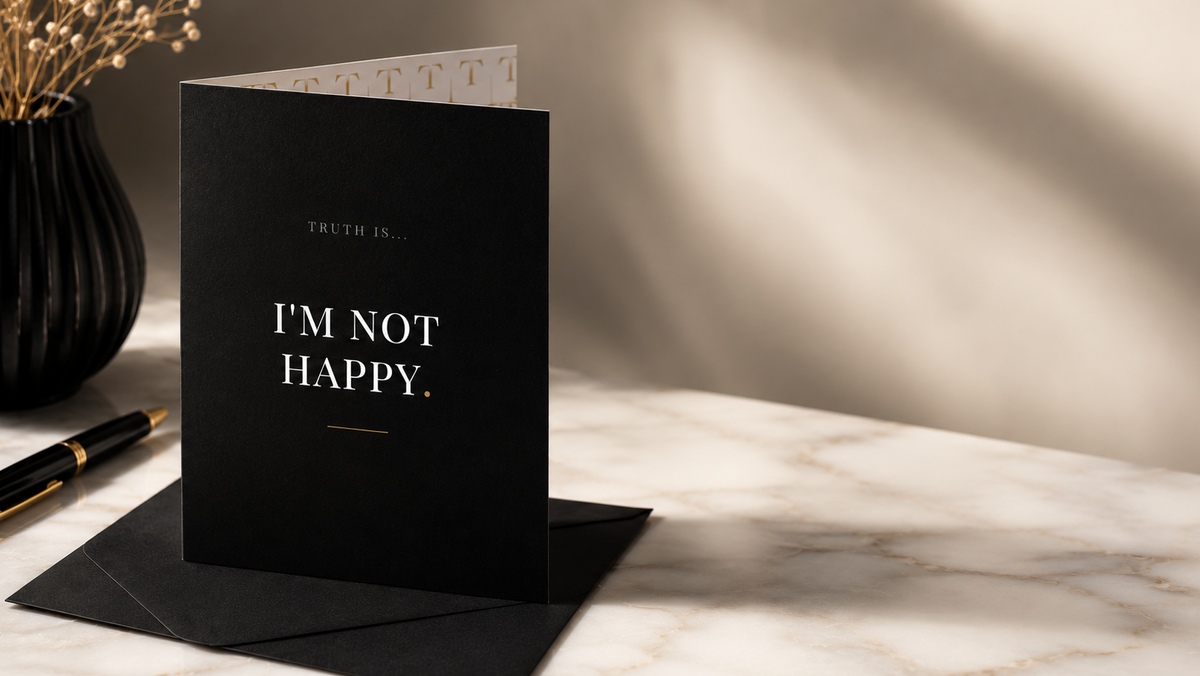 I'm not happy.