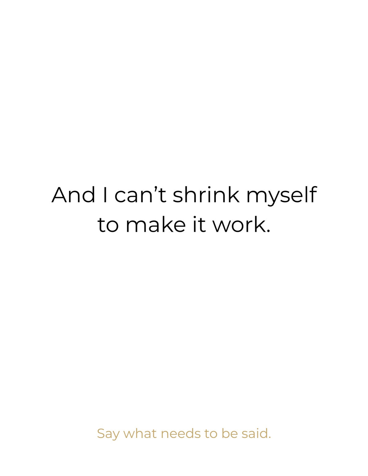 I've Outgrown This.